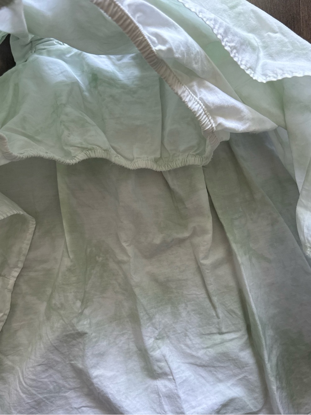 Zara White Ruffled Strap Tank Top - Picture 4 of 5